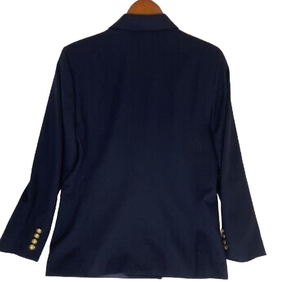 Austin Reed London-New York Wool Navy Double Breasted Blazer 6 - Picture 11 of 12